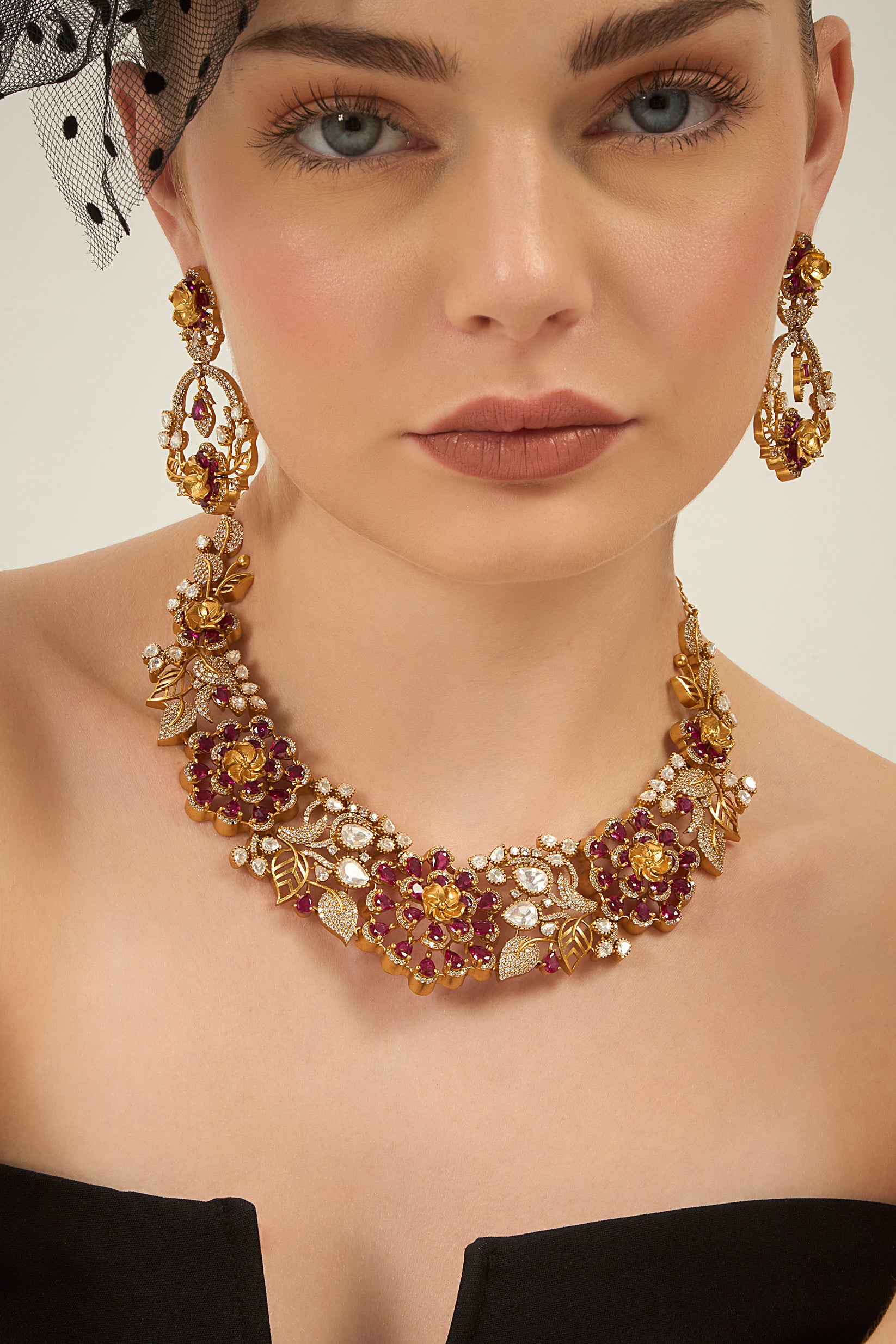 Rosara floral moissanite set,Pre order Delivery within 15 days