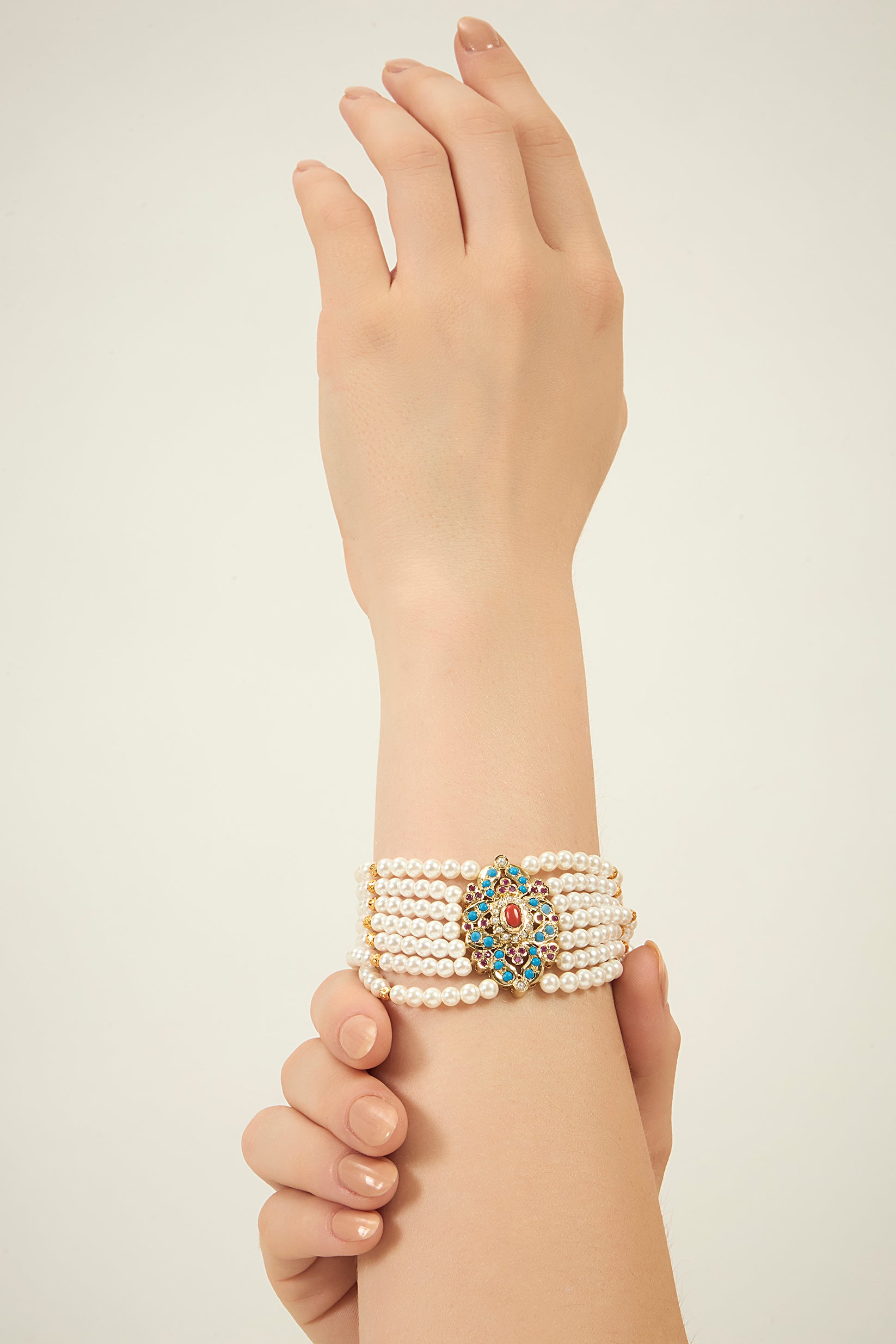 Noorain coral combo set
