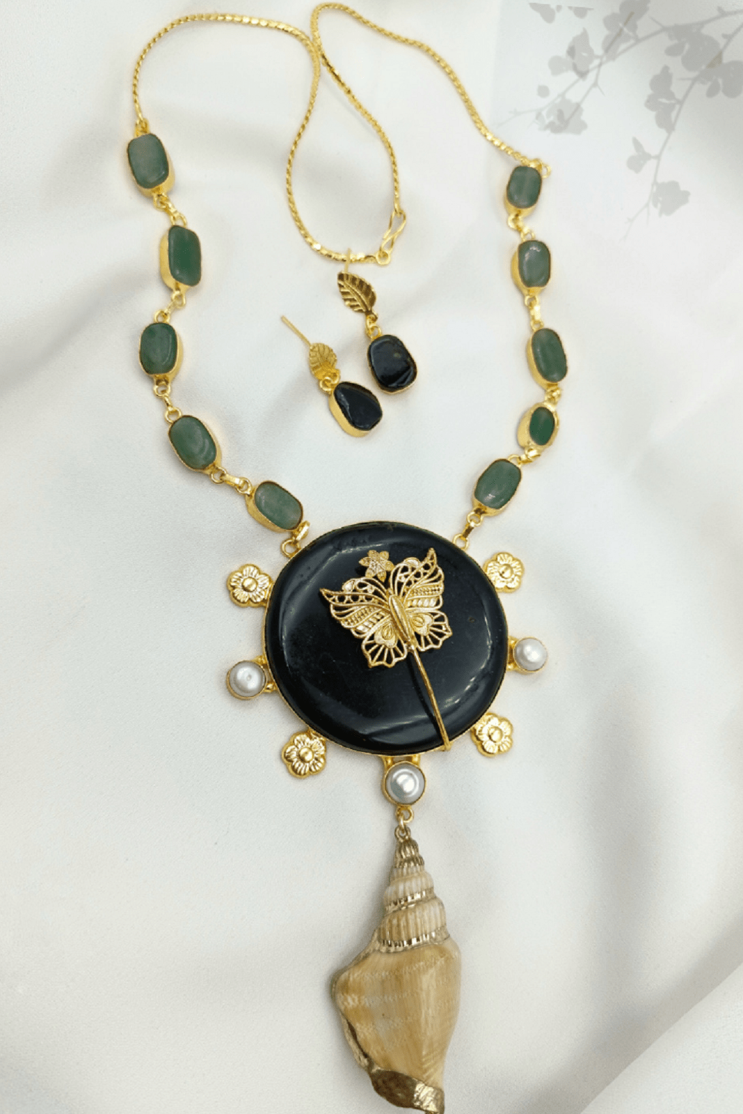 Aditi Natural stones Statement Necklace