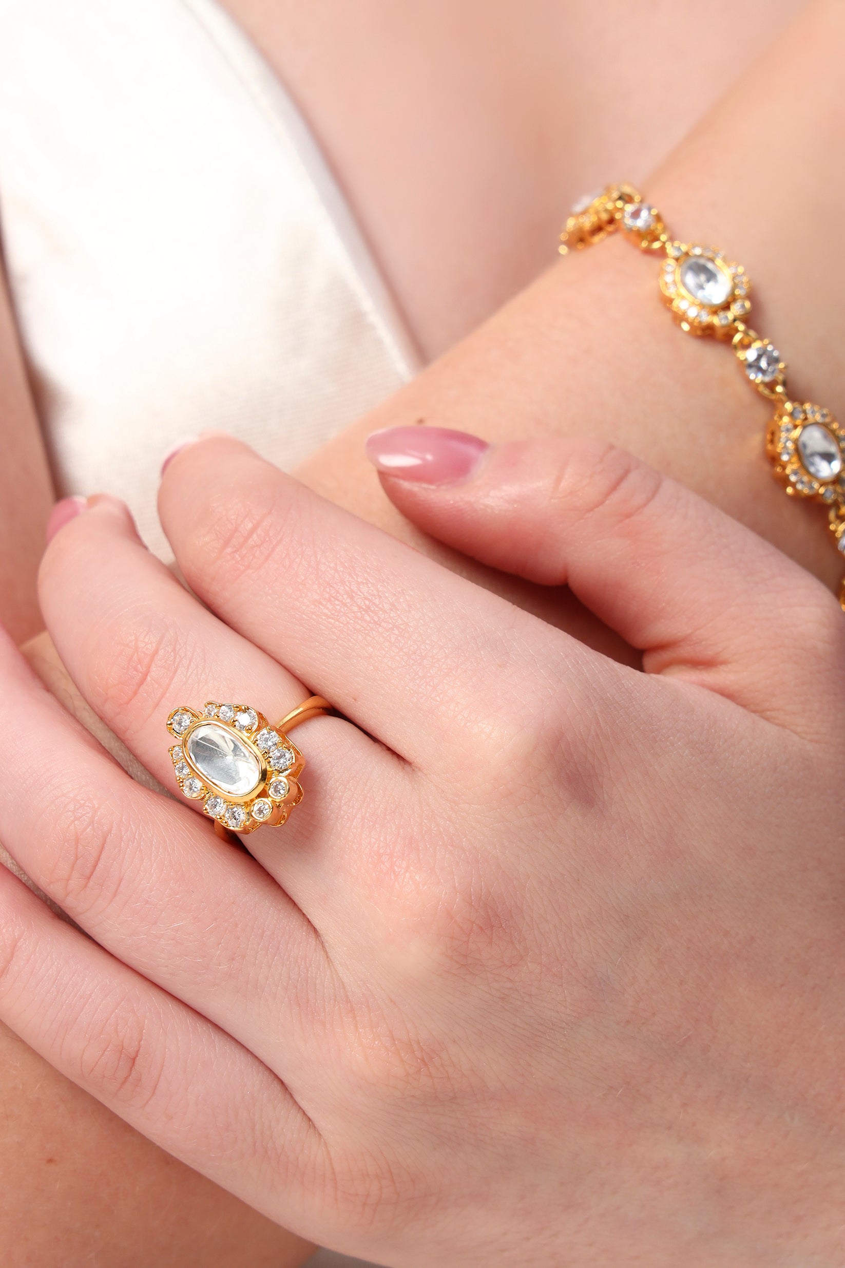 Ash moissanite combo set