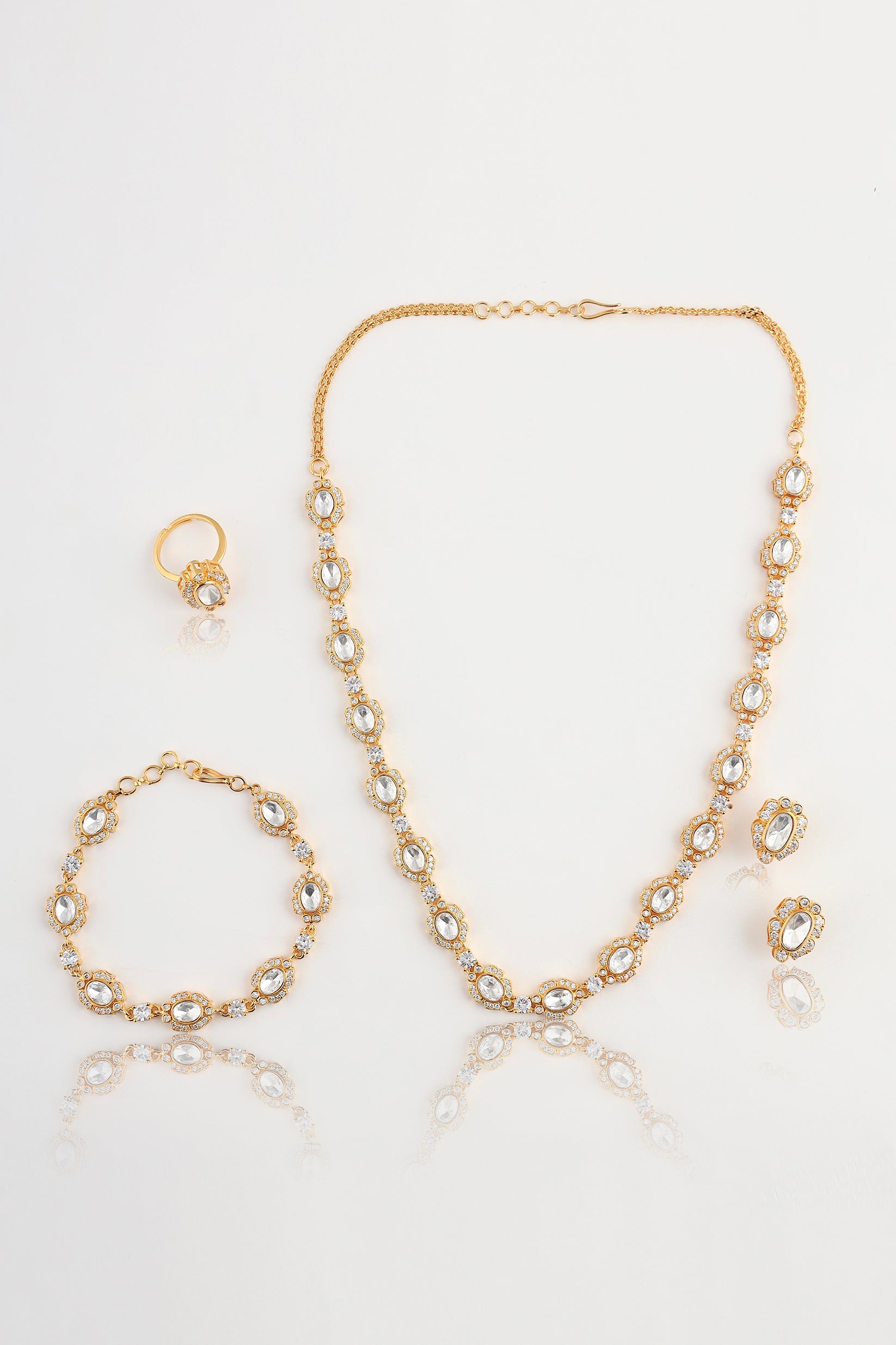 Ash moissanite combo set