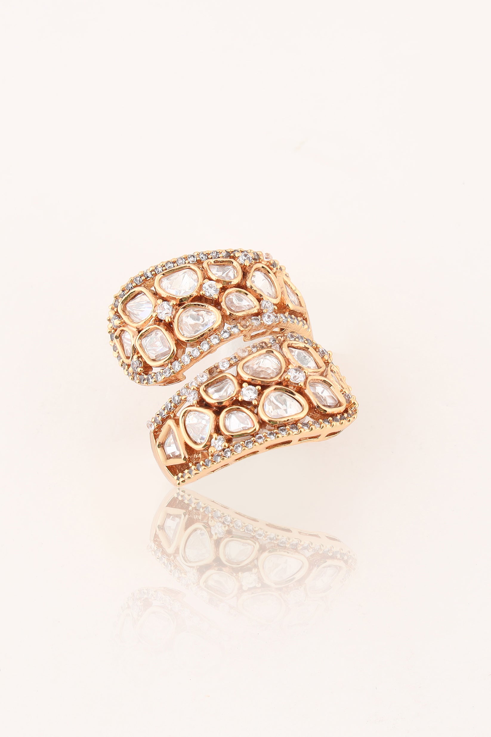 Rasha Polki Kundan ring