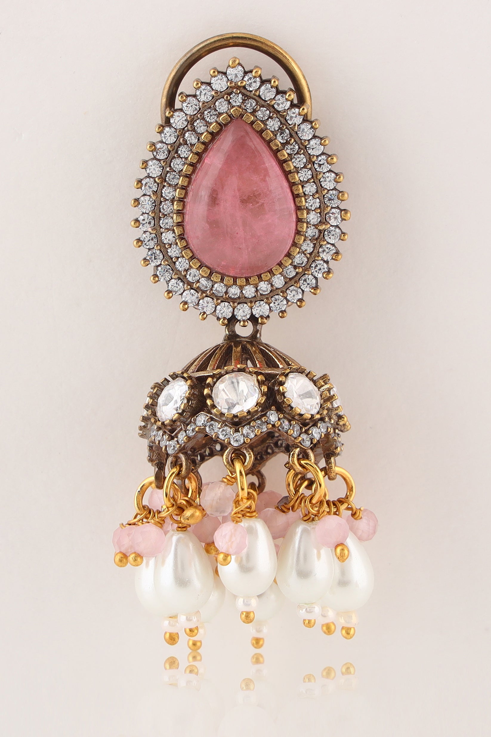 Preet doublet stones jhumka