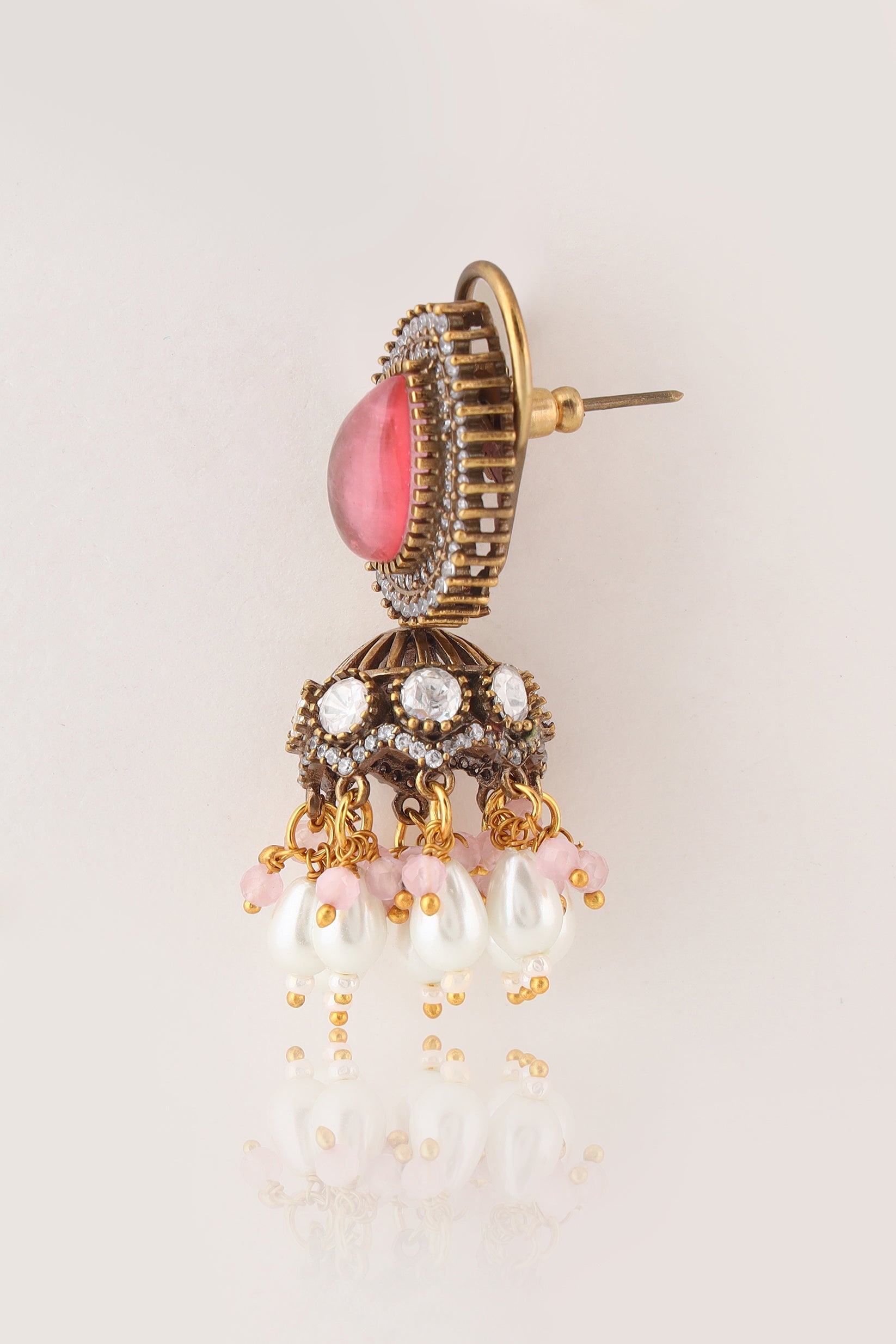 Preet doublet stones jhumka