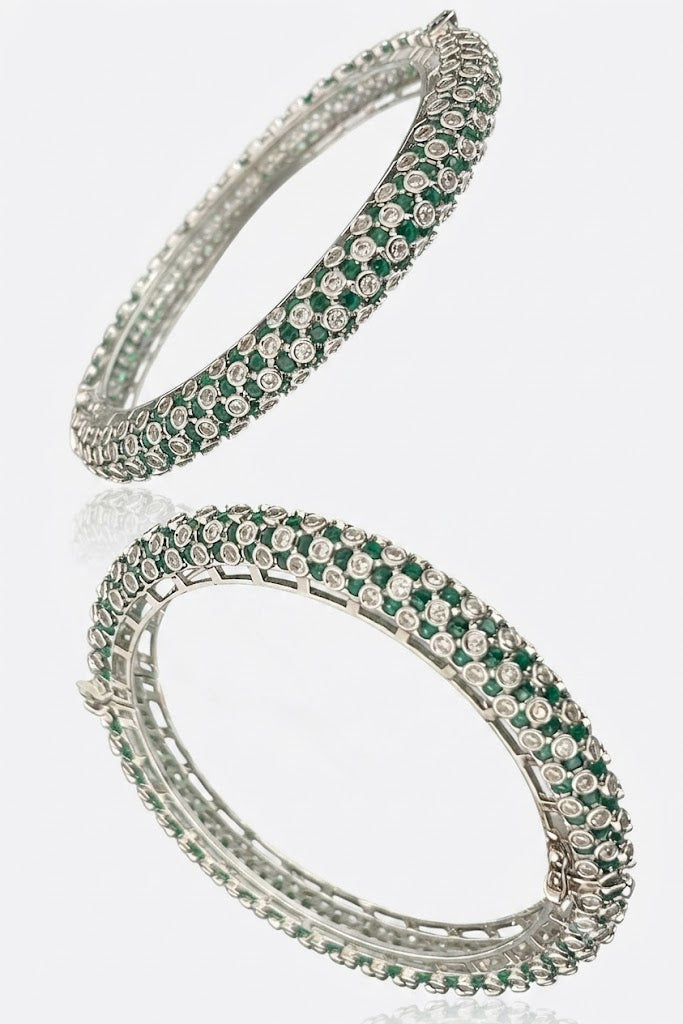 Gulshan-e-Zamarrud Openable Bangles,2.6 inches openable