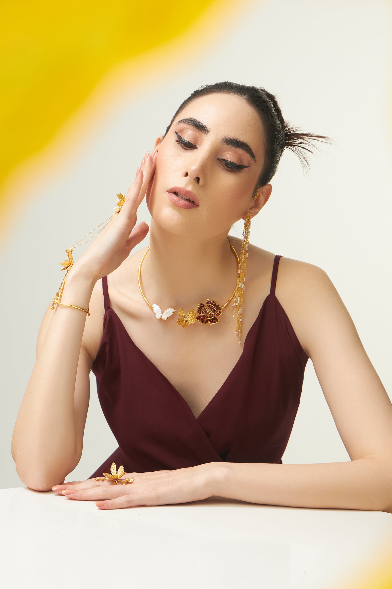 Butterfly Whispers hasli/collar necklace
