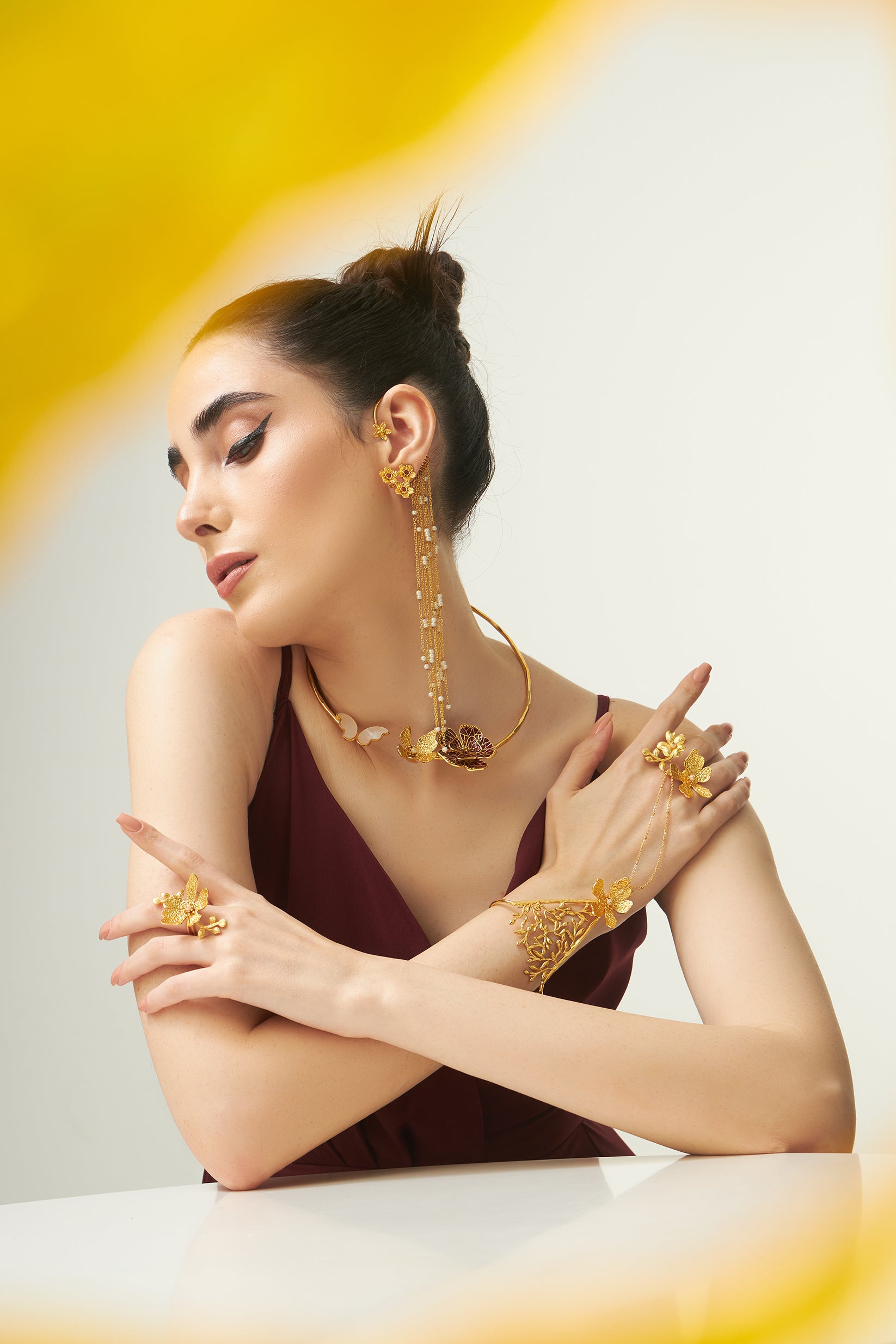 Butterfly Whispers hasli/collar necklace