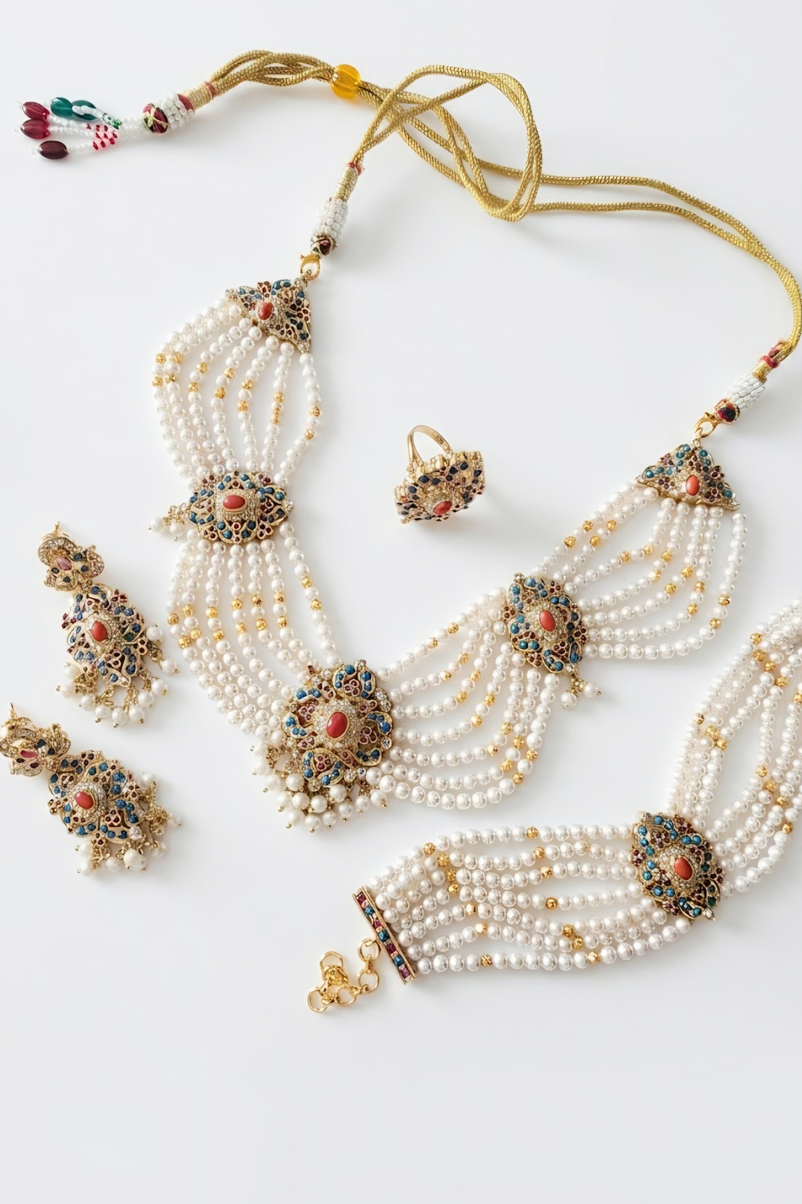 Noorain coral combo set