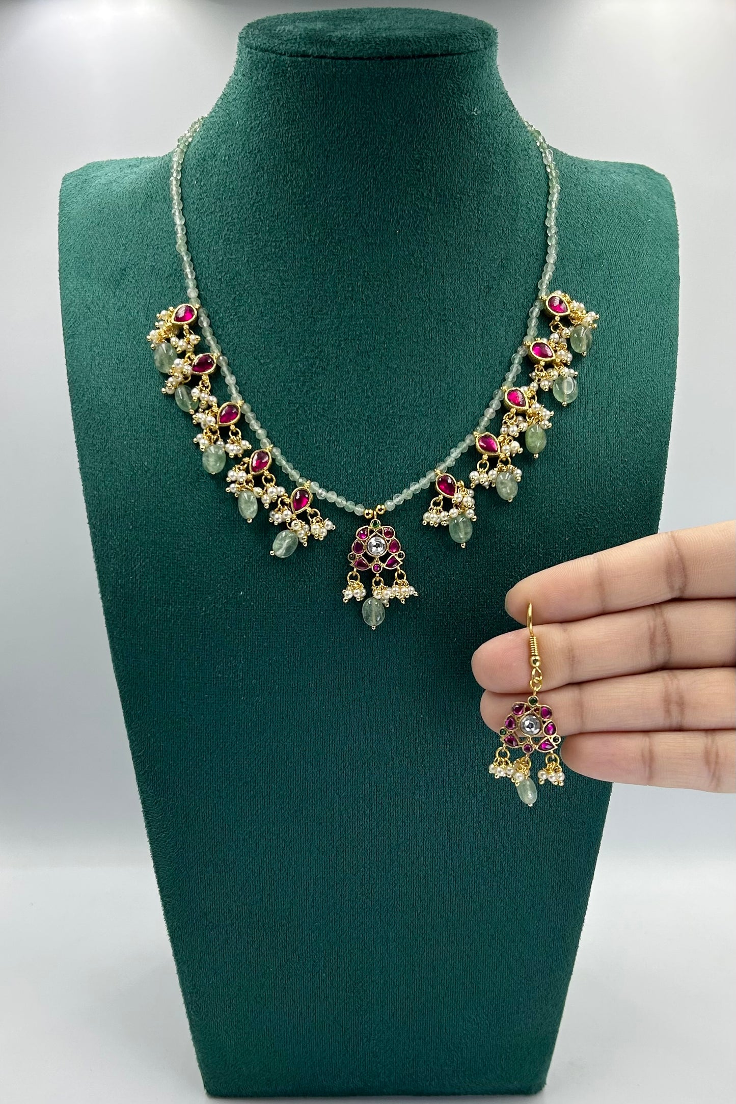 Nazakat Ankita Statement Necklace set