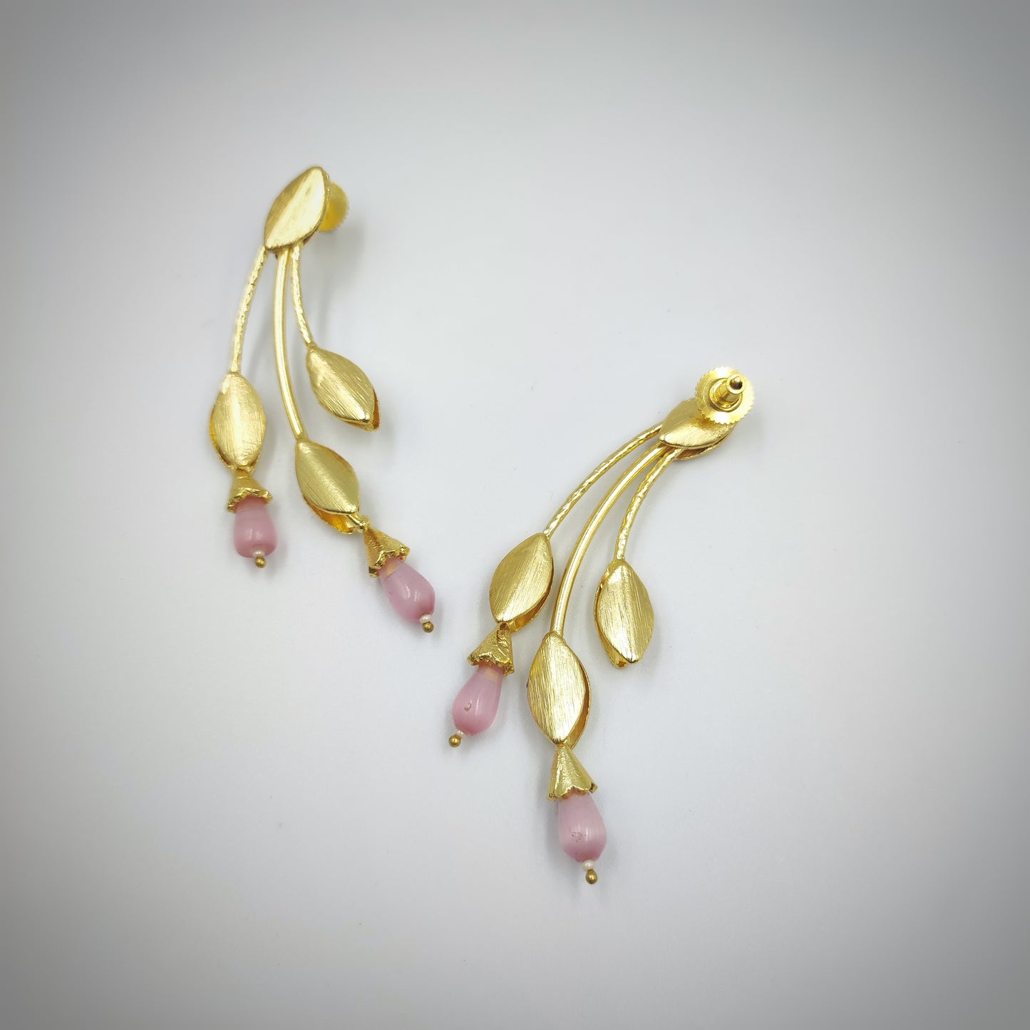 Inaaya Blush Pink Statement Earrings