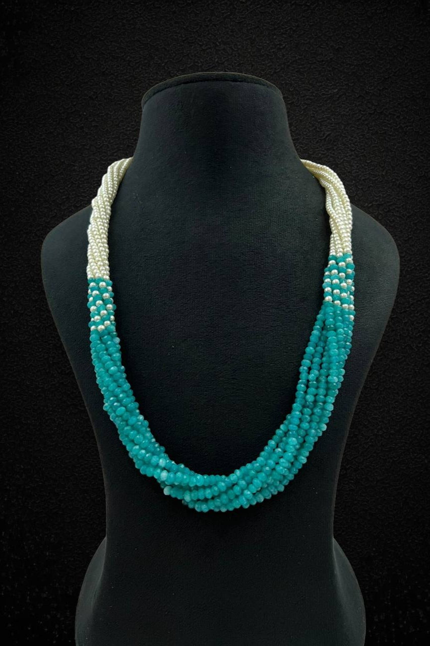 Firozé necklace set with bracelet (single)
