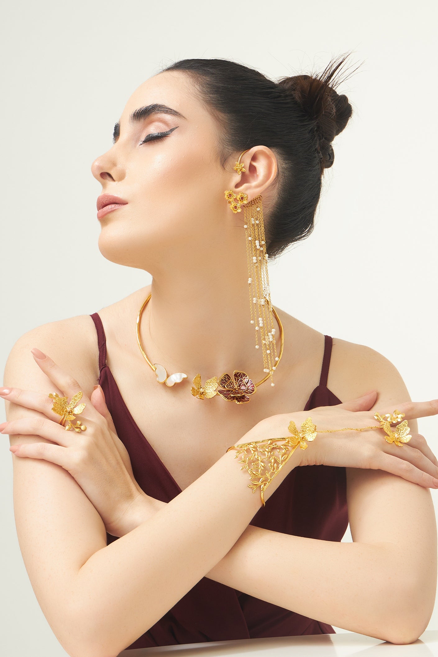 Butterfly Whispers hasli/collar necklace