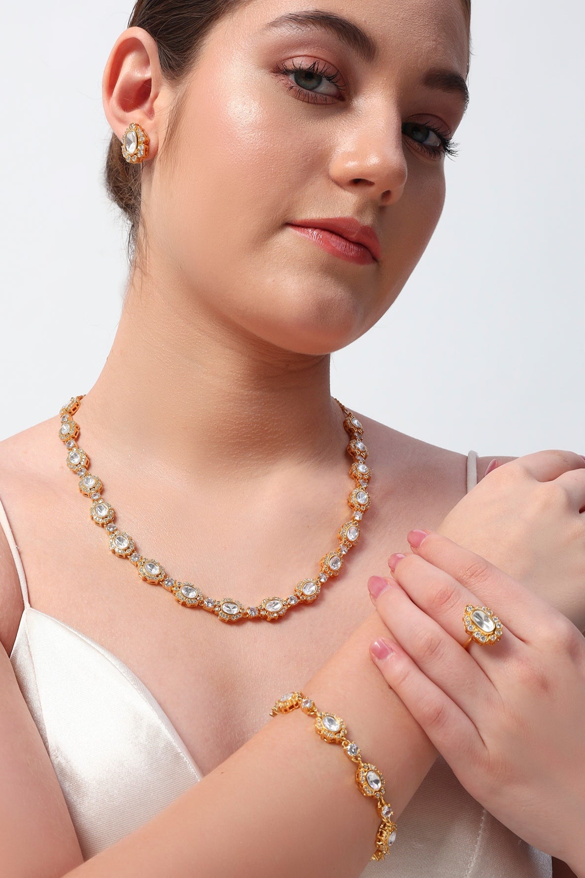 Ash moissanite combo set