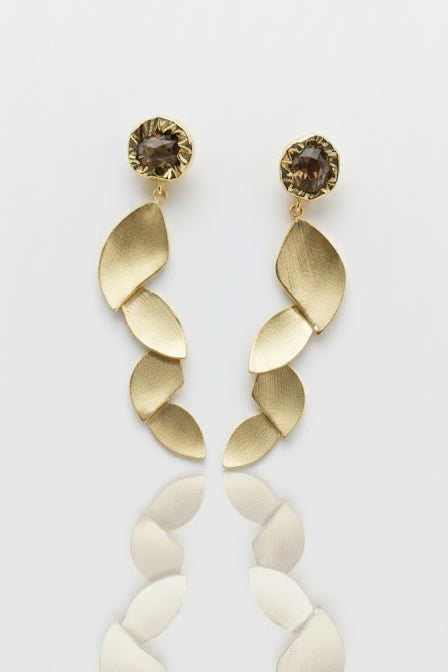 Roxy Natural Stone Statement Earrings