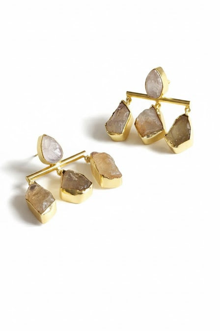 Define Your Journey Natural Stone Earrings