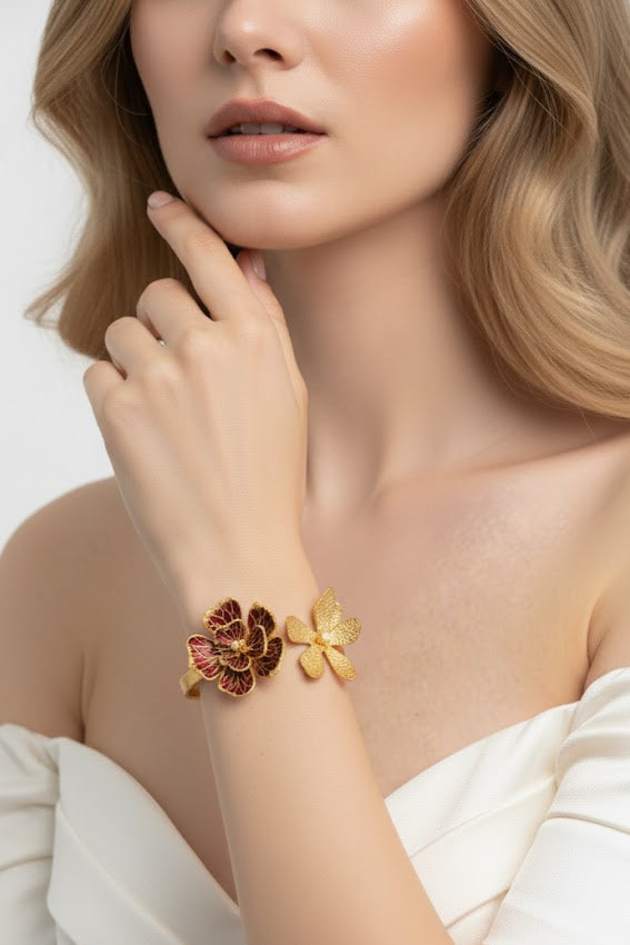 Bold Blooms Statement bracelet