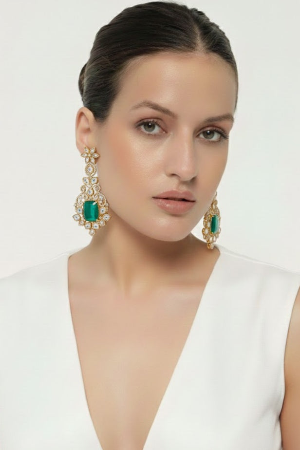 Stars moissanite earrings