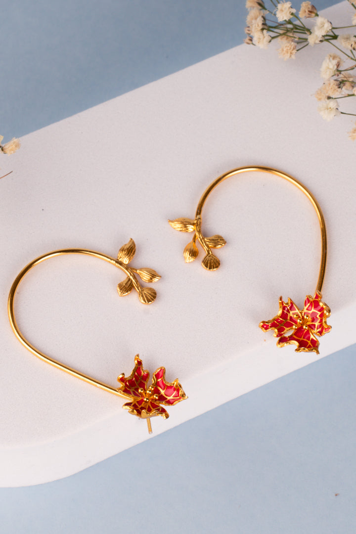My stubborn heart ear cuff