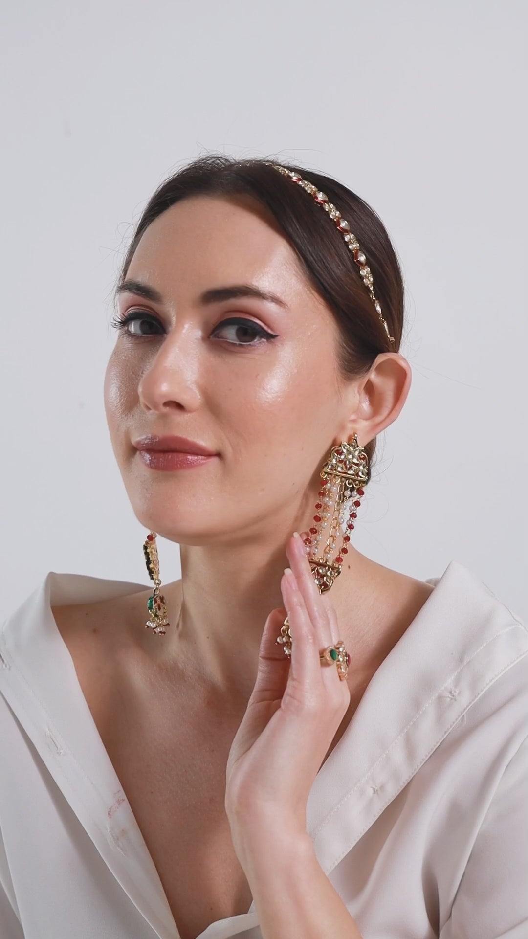 Sara statement earrings