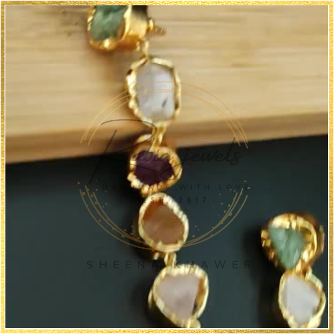 Mystic melodies Natural Stone Earrings Rhythm