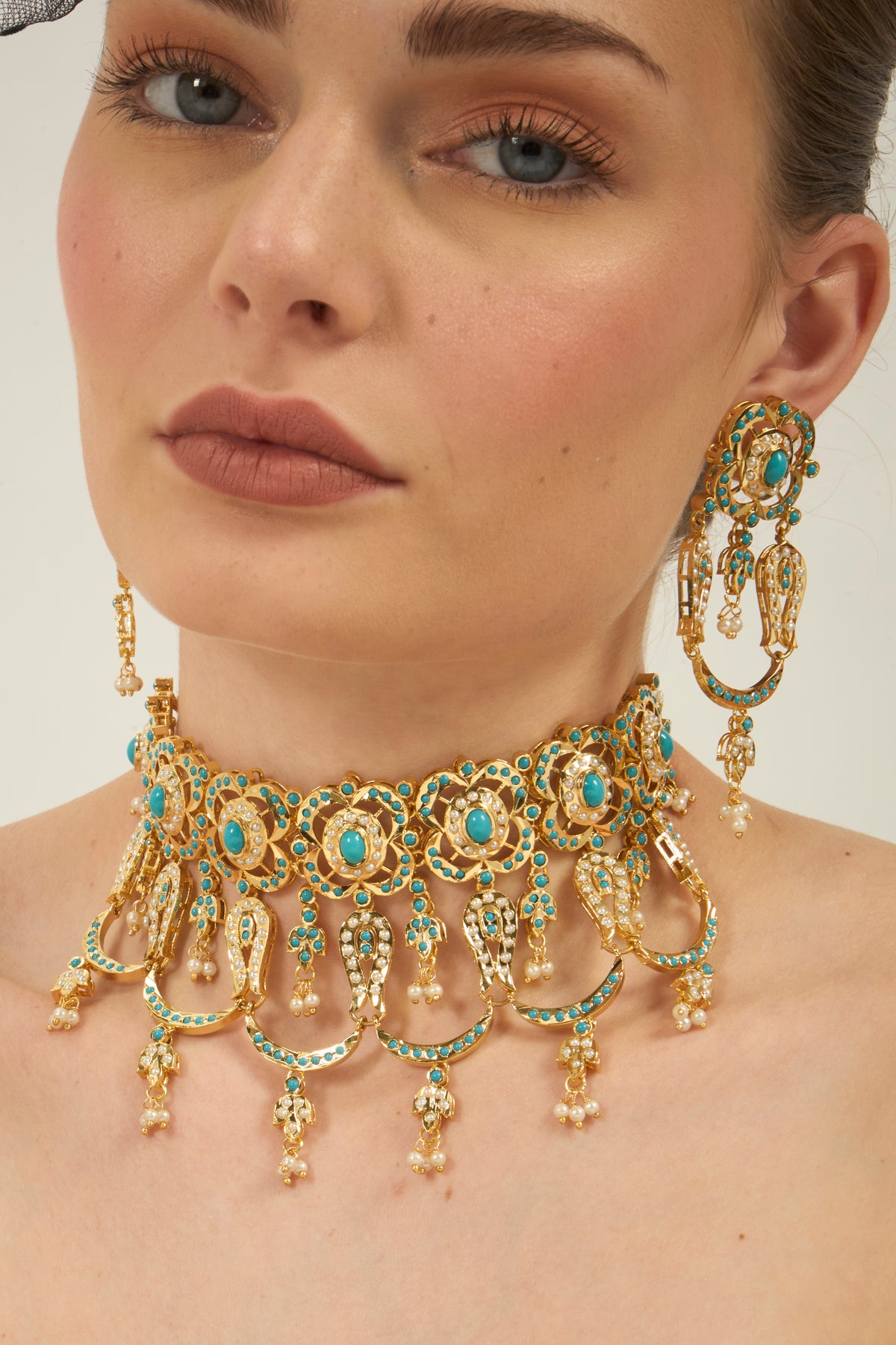 Firozé choker set