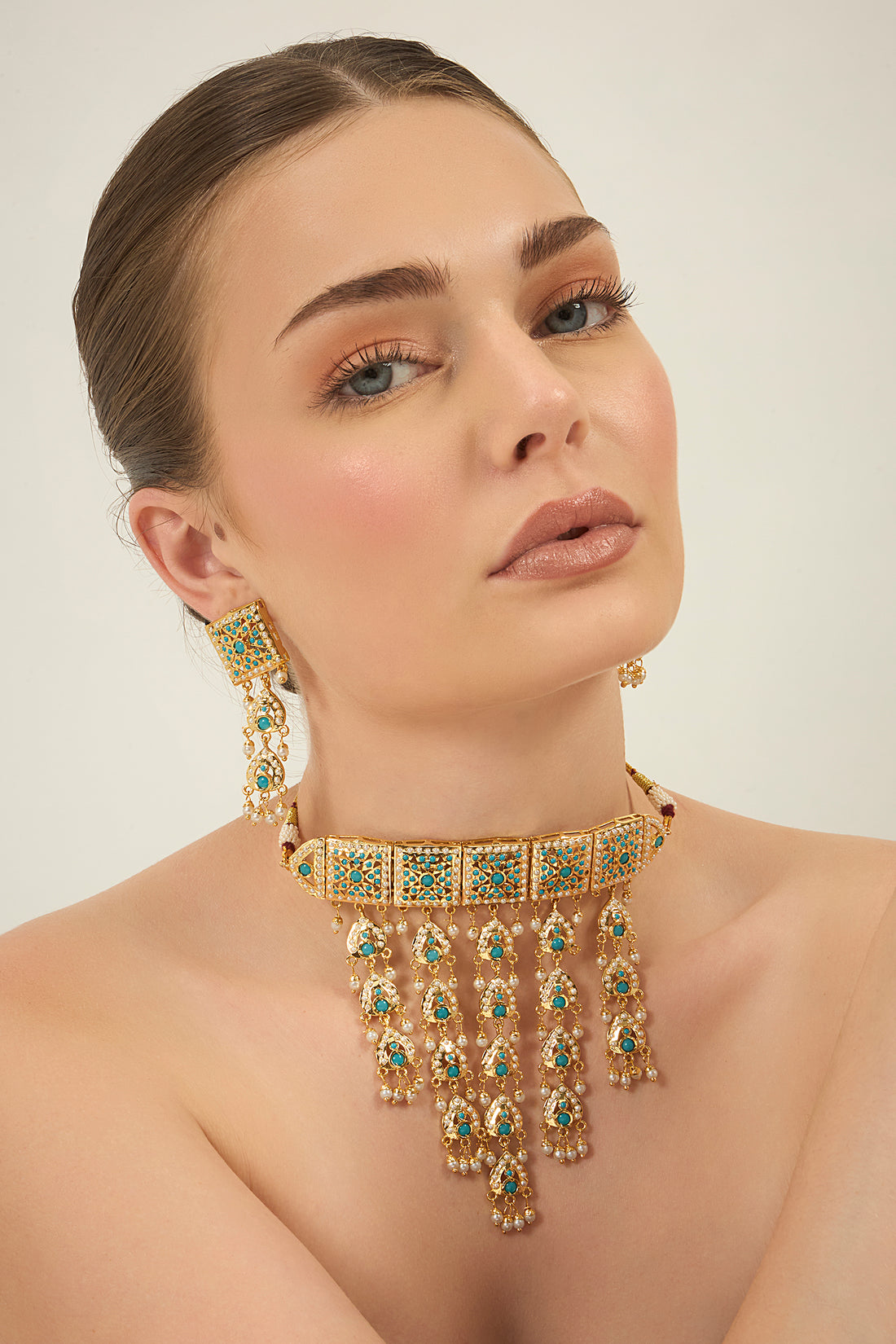 Firozé Noor Choker Set