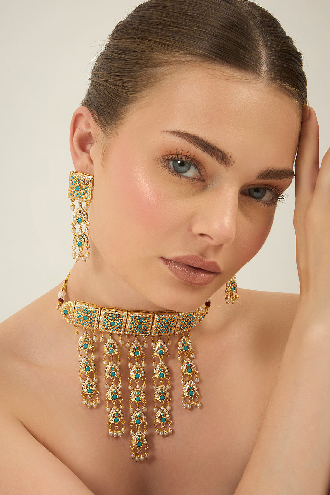 Firozé Noor Choker Set