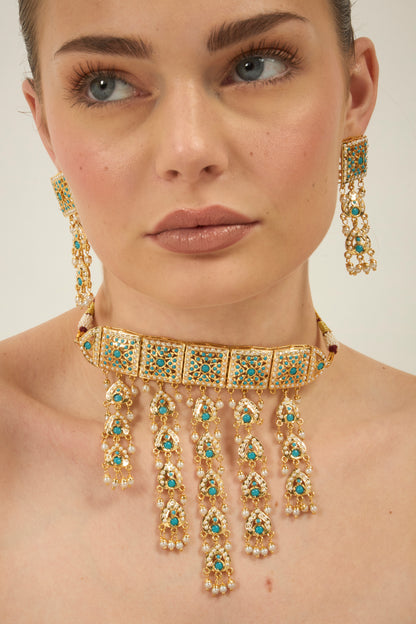 Firozé Noor Choker Set