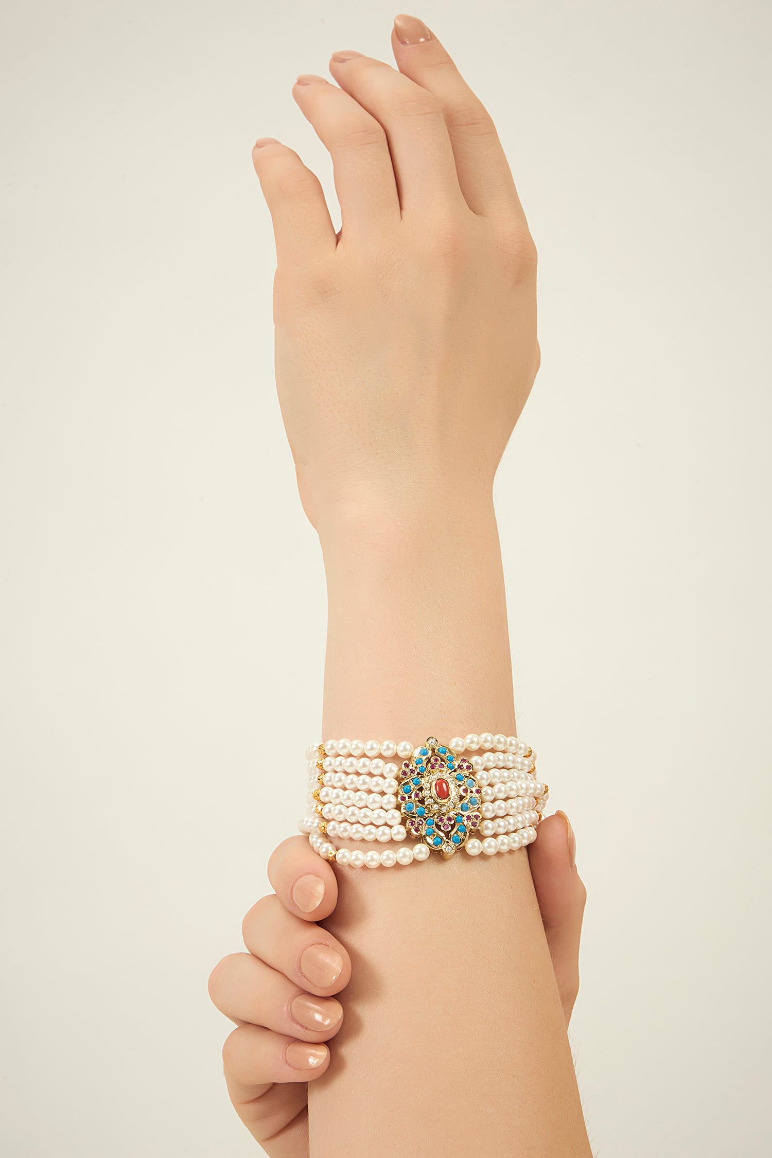 Noorain coral combo set