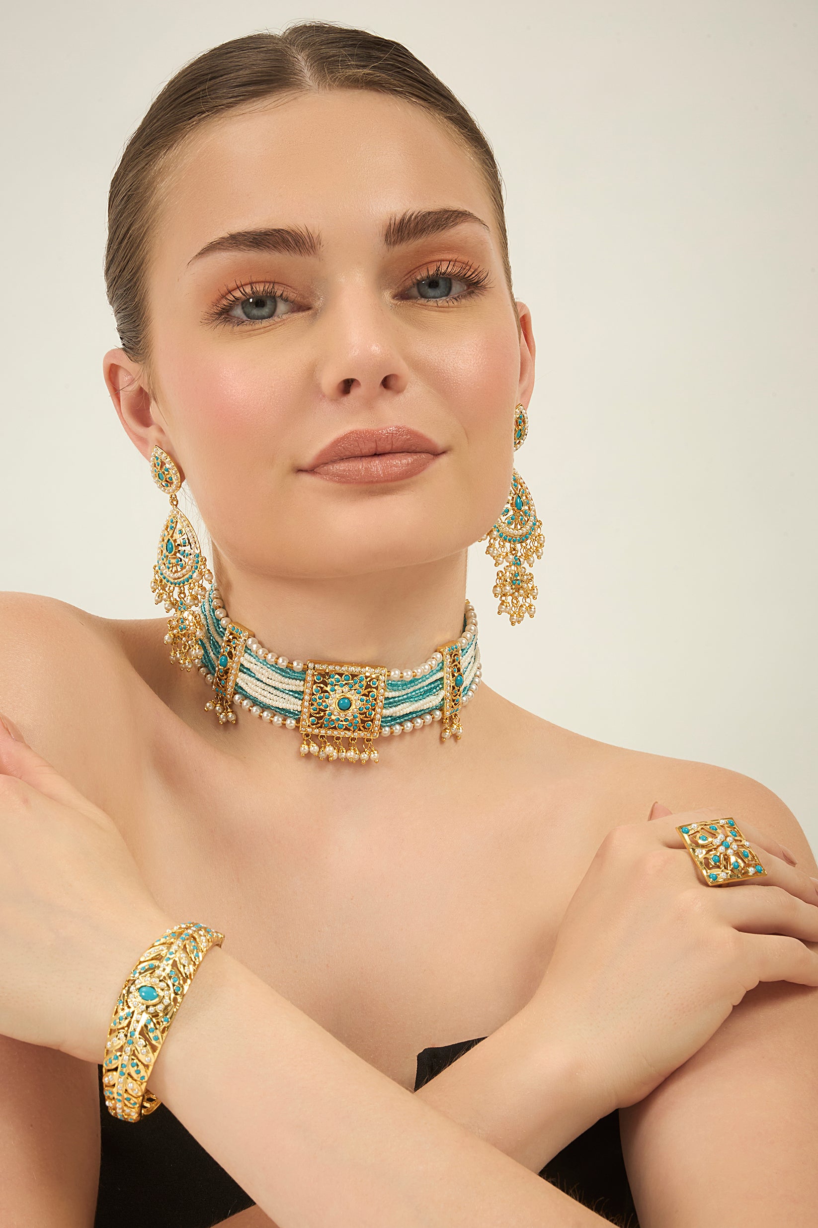 Firoza jadau bracelet