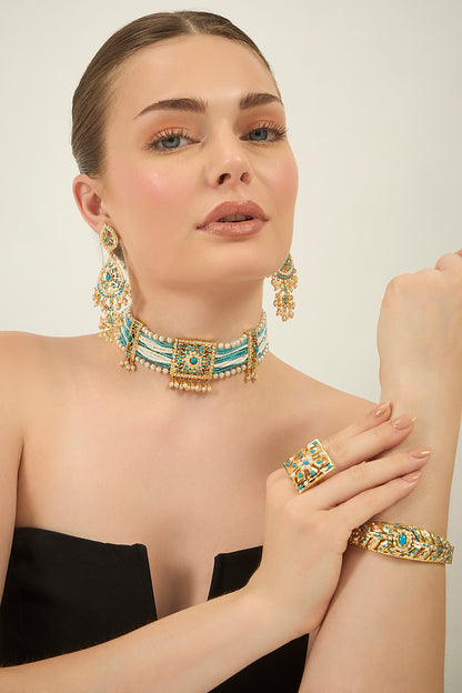 Firoza jadau bracelet