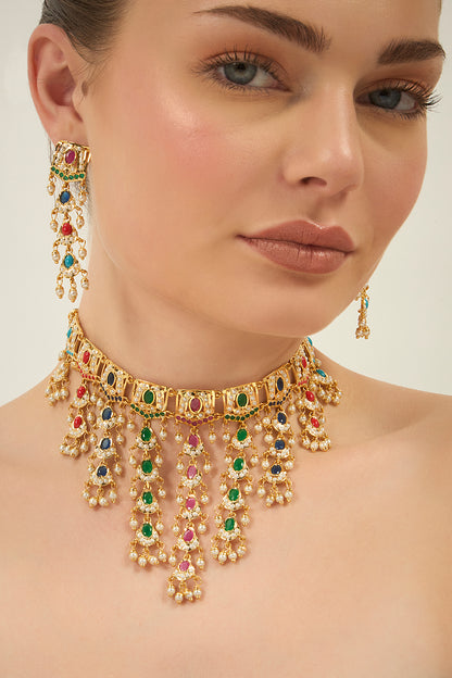 Mehfil choker set