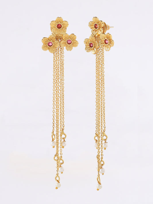 Esmé  detachable studs with chain