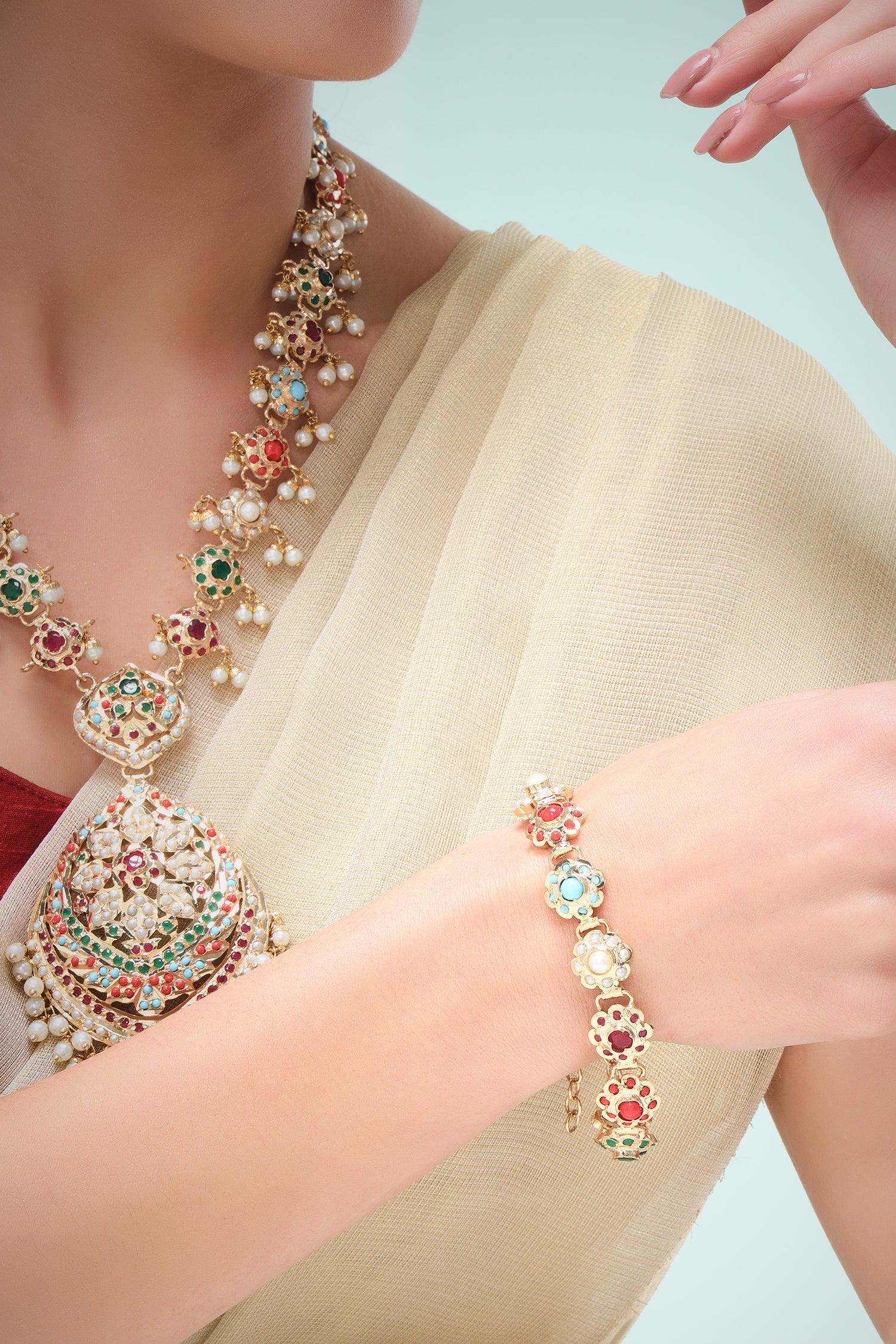 Maheen Jadau bracelet