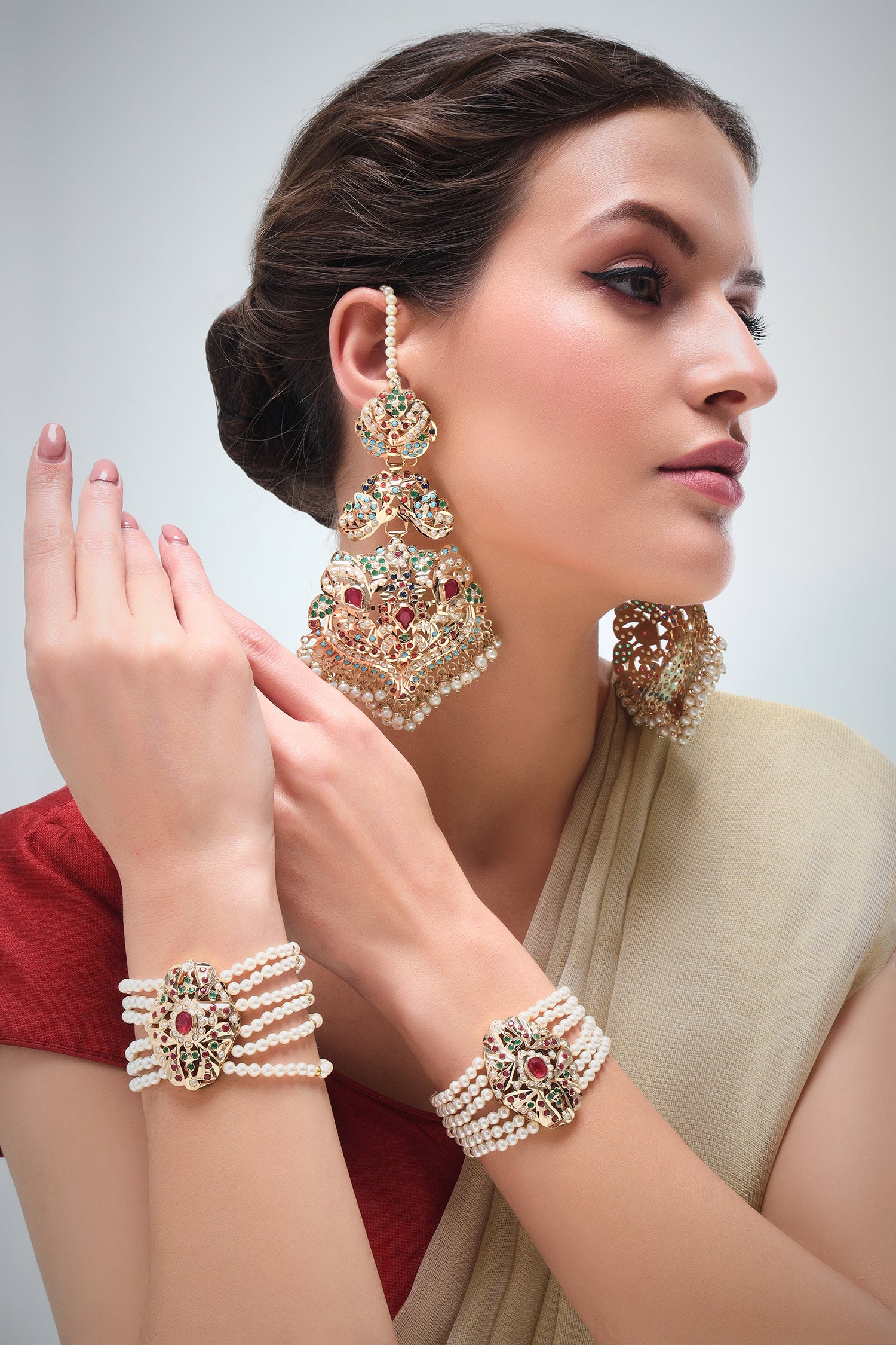 Maheen Jadau Earrings