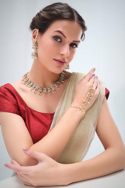 Maheen Jadau necklace set