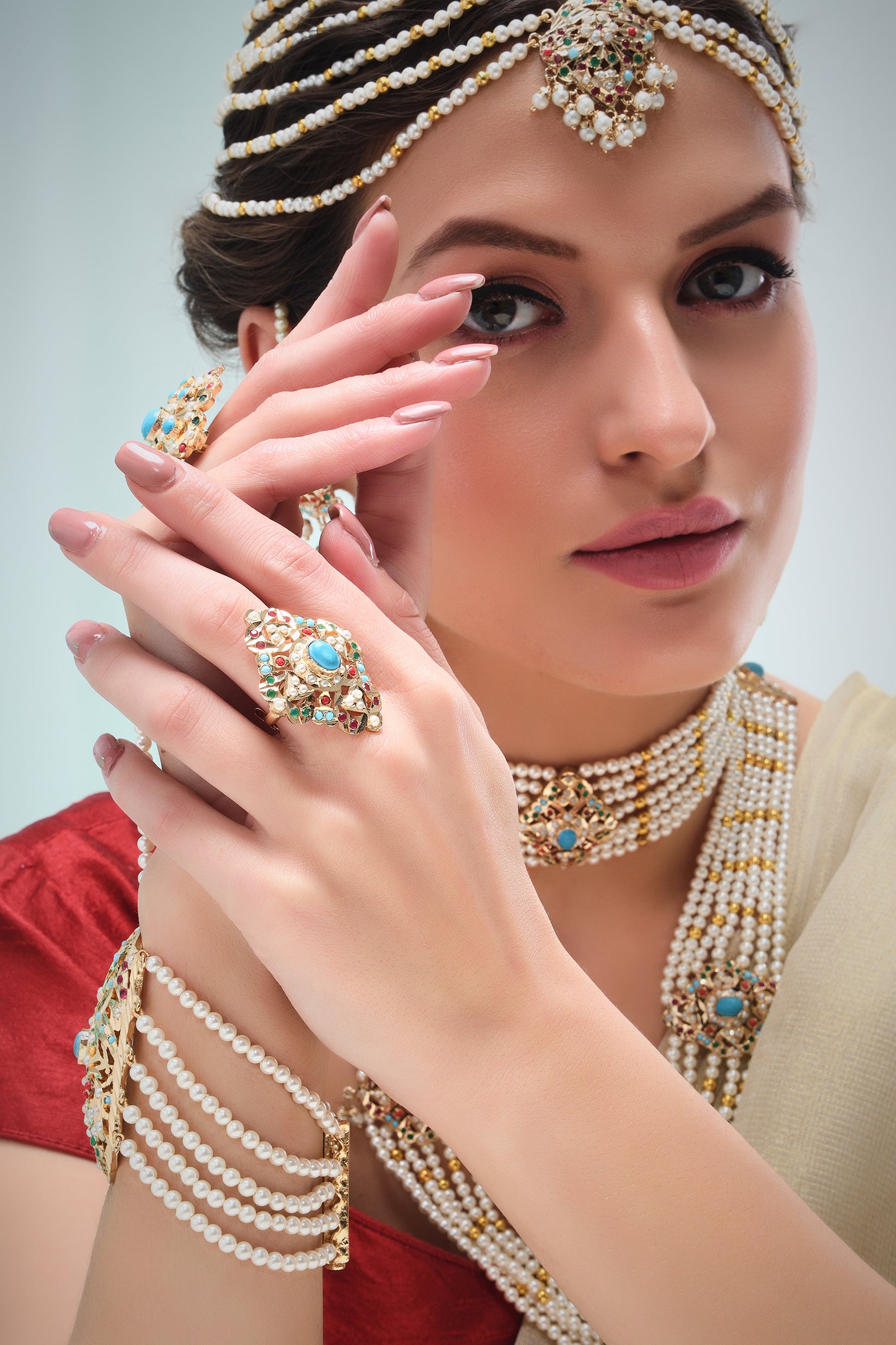 Maheen Jadau finger ring