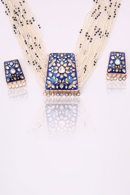 Haseen  moissanite Kundan set