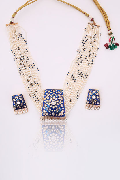 Haseen  moissanite Kundan set