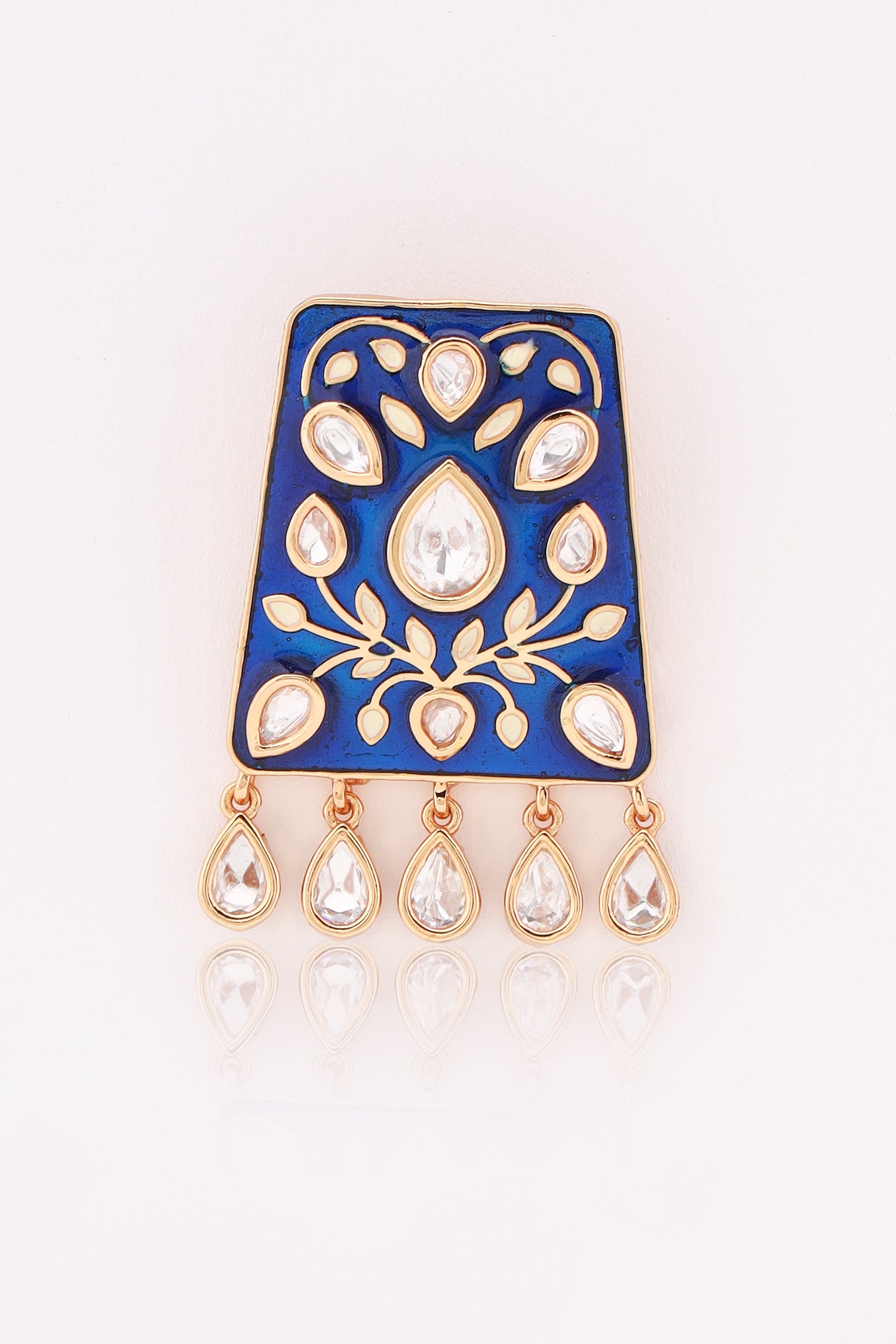 Haseen  moissanite Kundan set