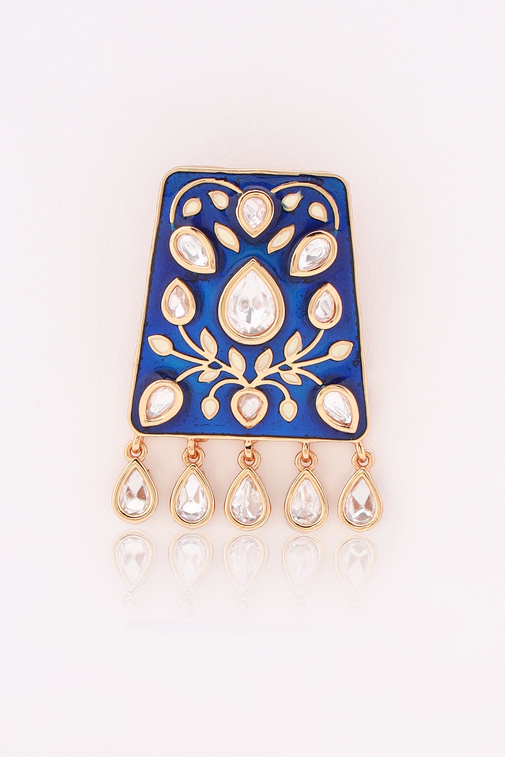 Haseen  moissanite Kundan set