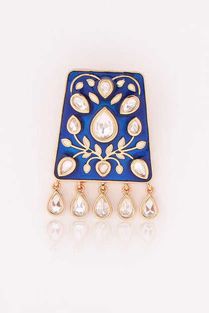 Haseen  moissanite Kundan set