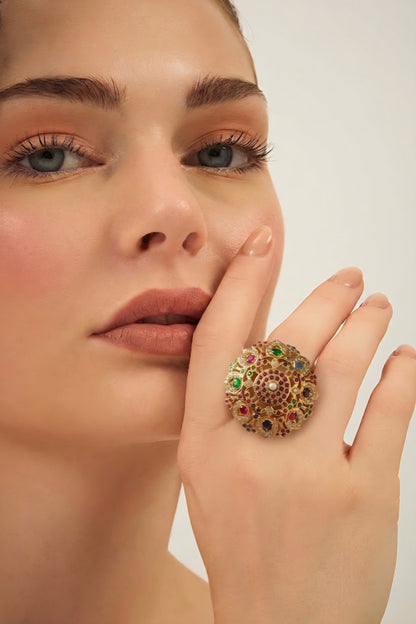 Gul-e-Zehra ring ,Single pc included only