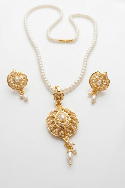 Firoz Jadau pendant set