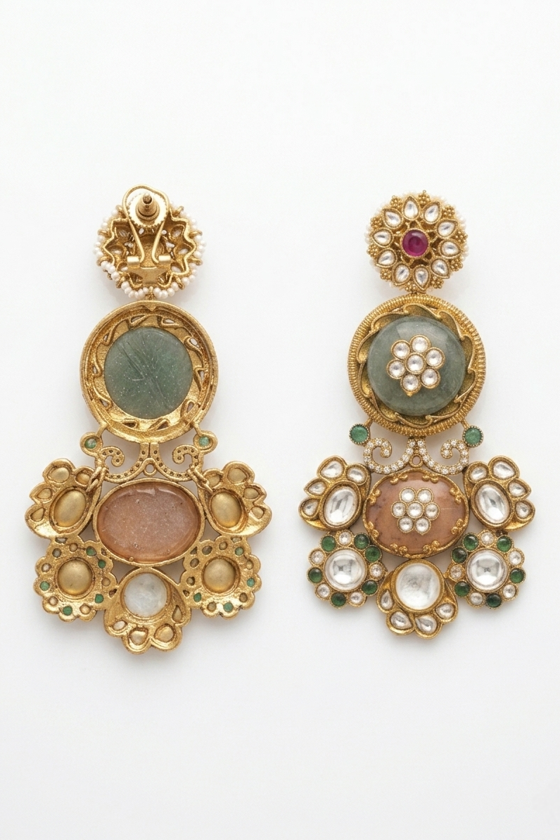 Dilkash statement earrings