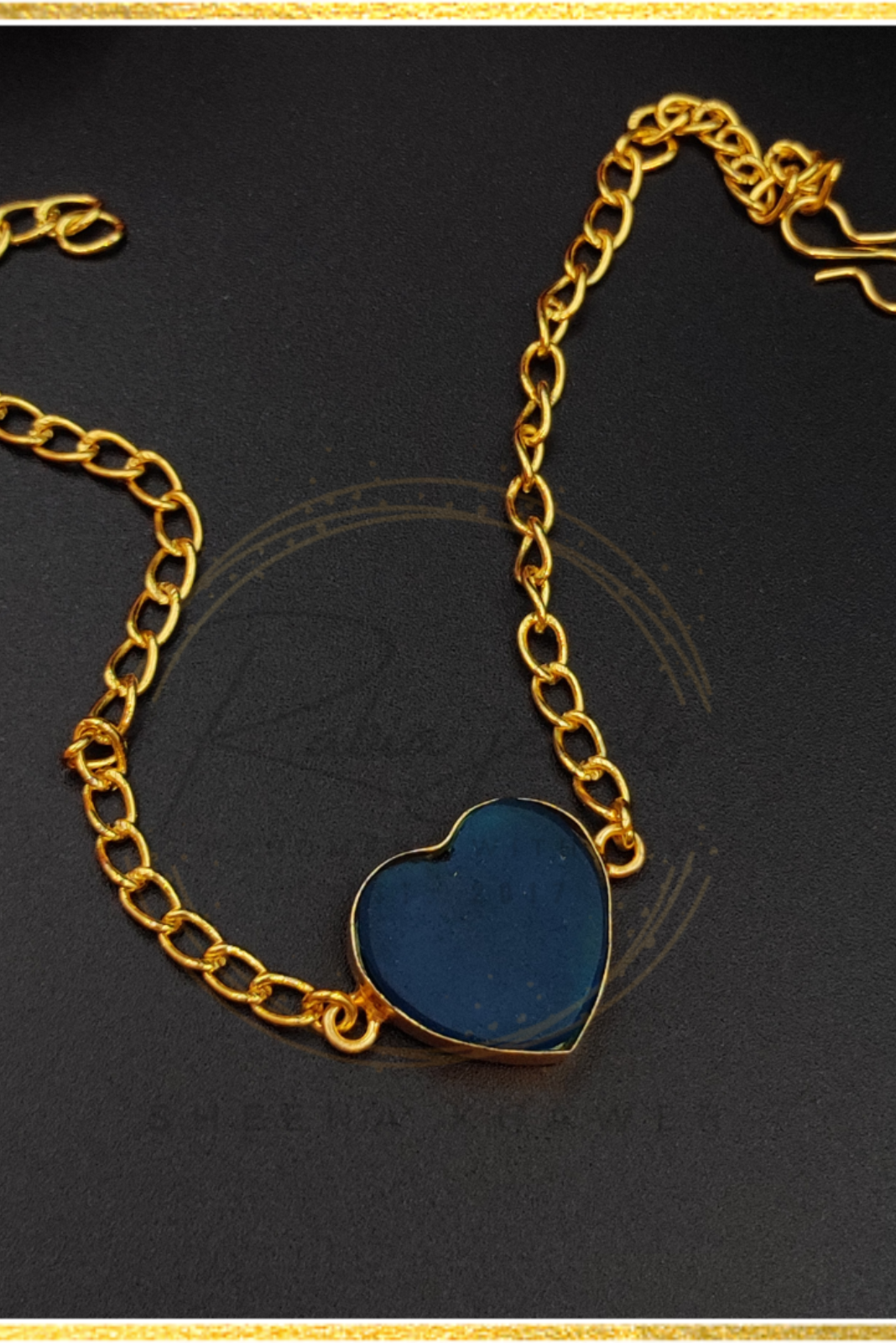 Rubina Heart Natural stone Bracelet