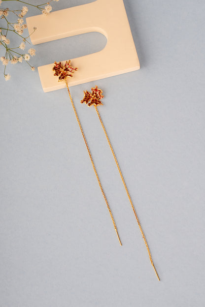 Resilient Petals  sui dhaga earrings