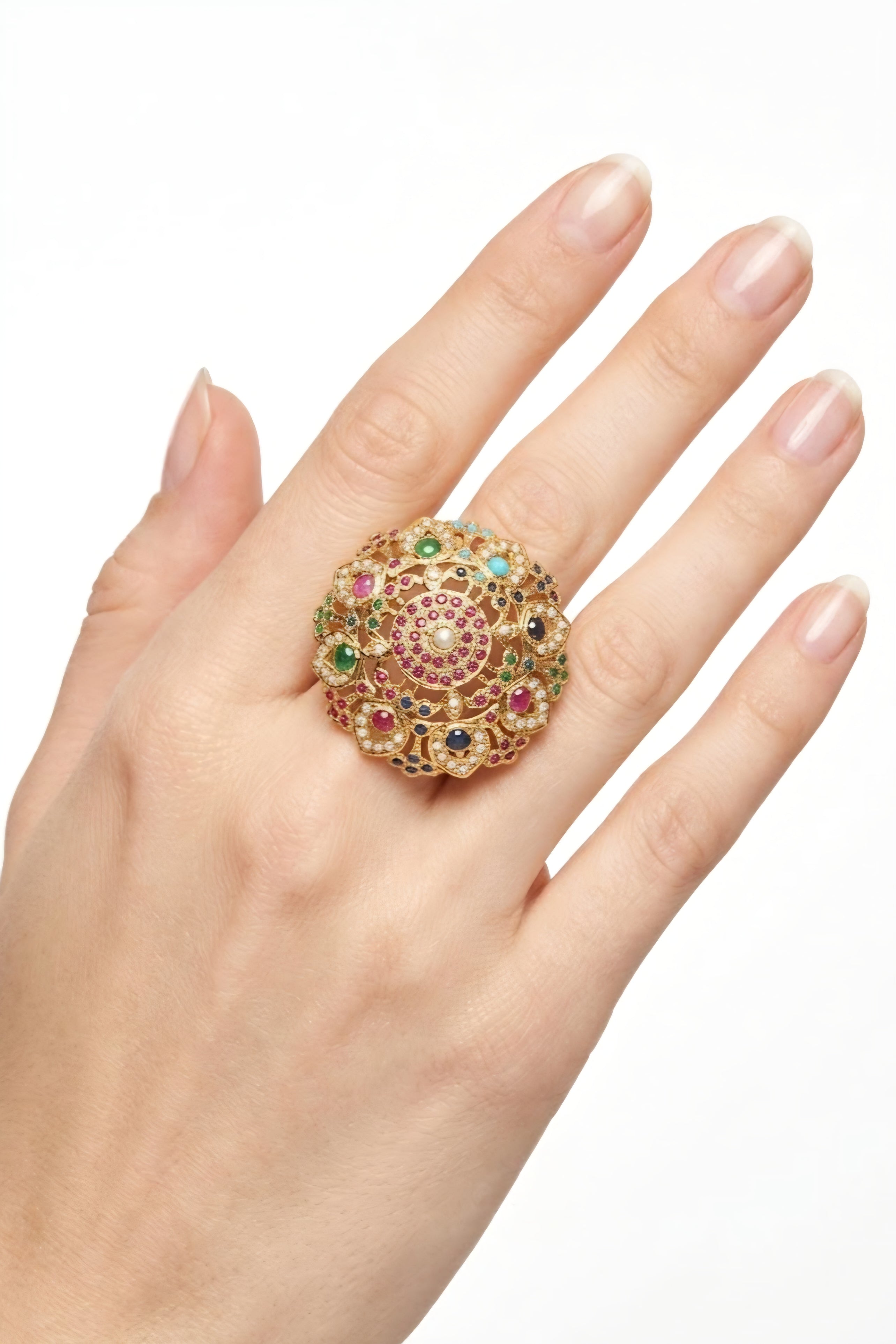 Gul-e-Zehra ring ,Single pc included only