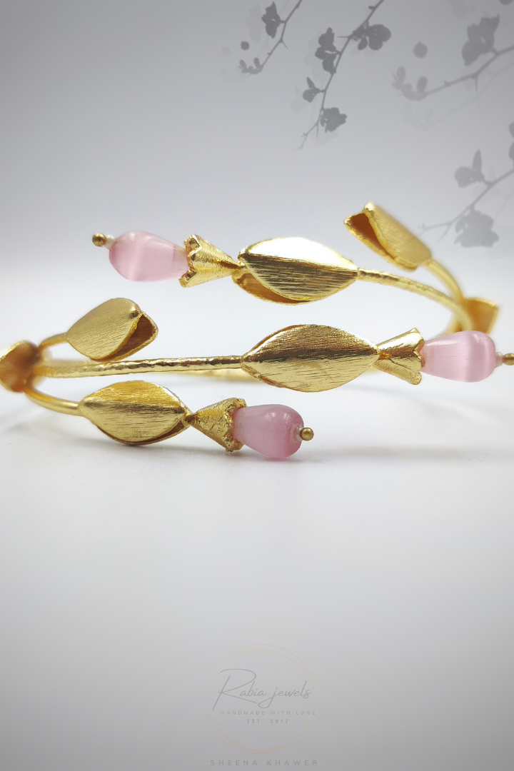 Inaaya Blush Pink Openable Bracelet