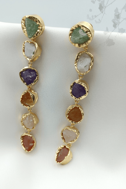 Mystic melodies Natural Stone Earrings Rhythm